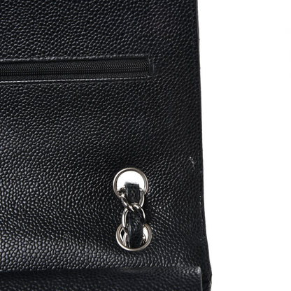 Chanel Caviar Quilted Maxi Double Flap Black 9 of 11
