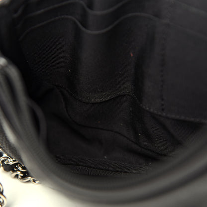 Chanel Caviar Half Moon Wallet On Chain WOC Black 9 of 12