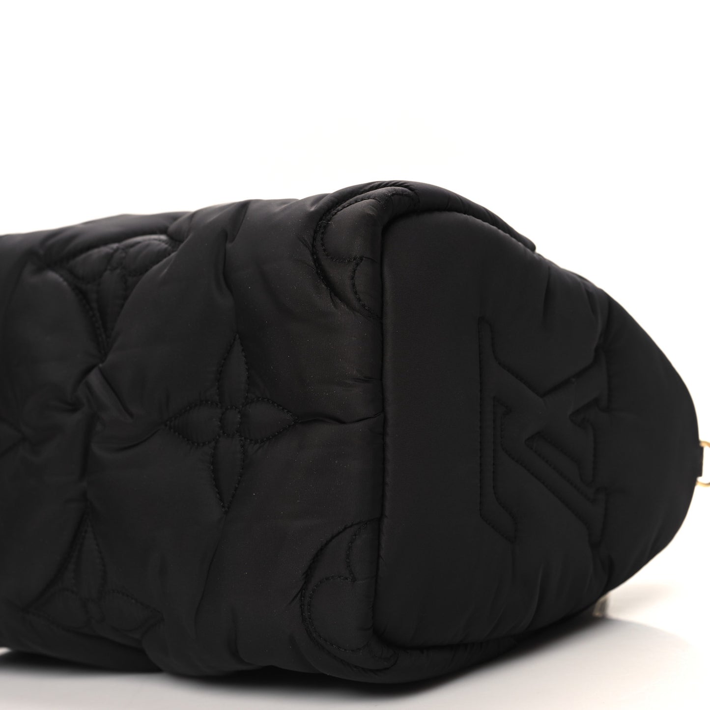 Econyl Mini Monogram Pillow Speedy Bandouliere 25 Black
