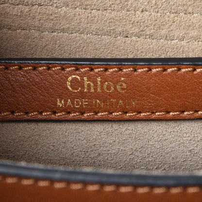Chloe Calfskin Braided Small Hudson Bag Caramel 6 of 7