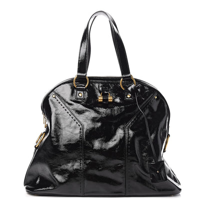 Saint Laurent Patent Oversized Muse Black 1 of 10