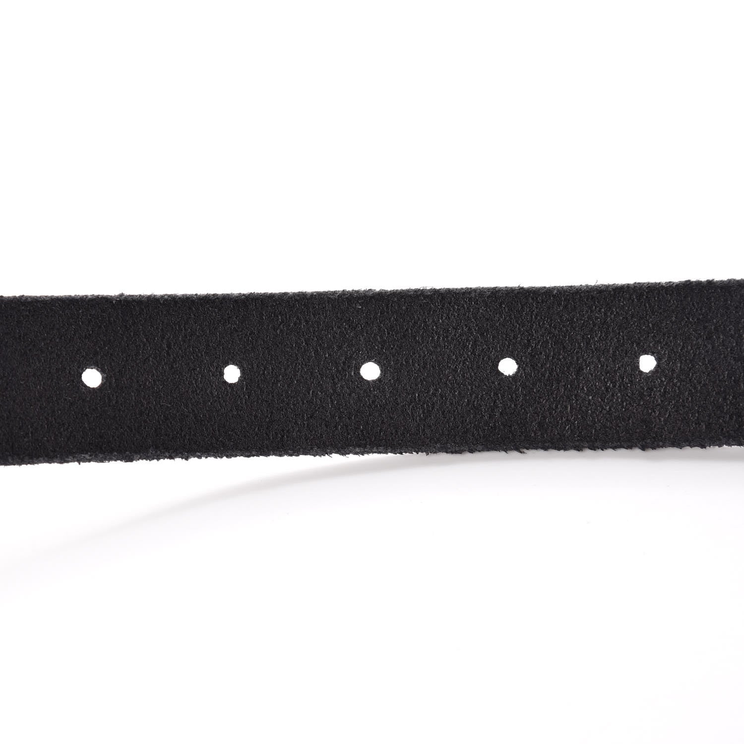 Gucci Cuoio Toscano Nickel Double G 30mm Belt 75 30 Black 6 of 8