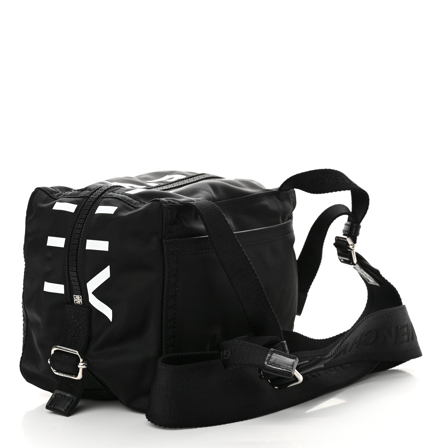 Givenchy Nylon Small Pandora Mens Crossbody Black White 3 of 10