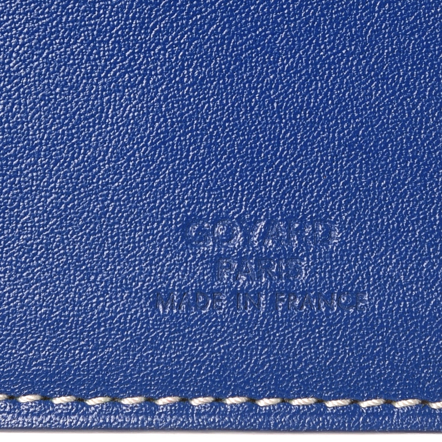 Goyardine Passport Wallet Navy