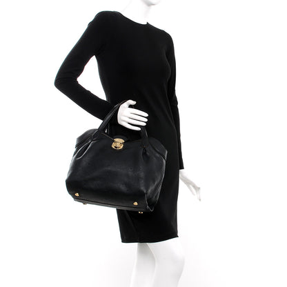 Louis Vuitton Mahina Cirrus PM Black 3 of 7