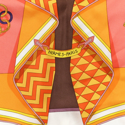 Hermes Silk Bouquets Sellier Scarf 90 4 of 6