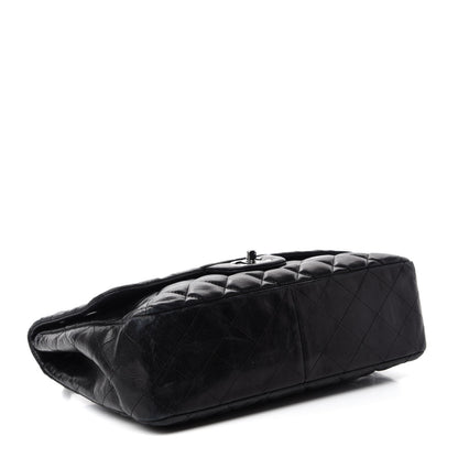Chanel Lambskin Quilted Jumbo Single Flap Black 4 of 17