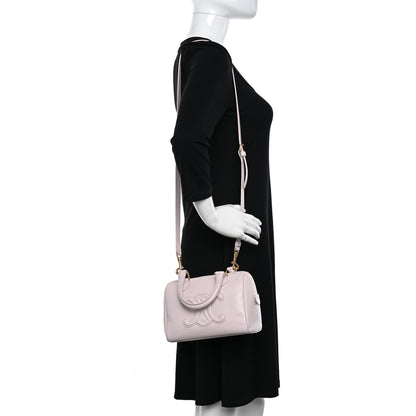 Celine Smooth Calfskin Triomphe Small Boston Bag Poudre 2 of 10