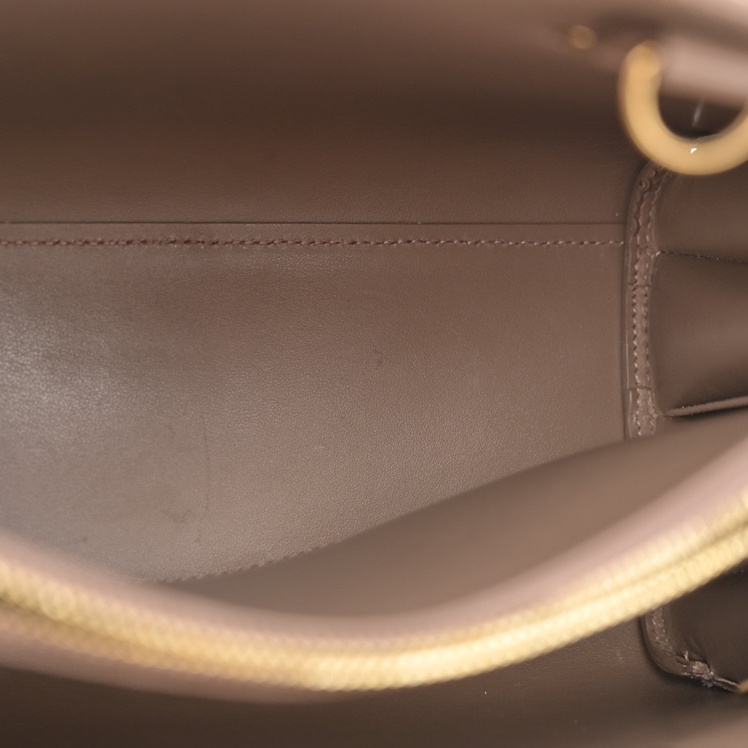 Saint Laurent Grained Calfskin Baby Sac De Jour Taupe 6 of 13