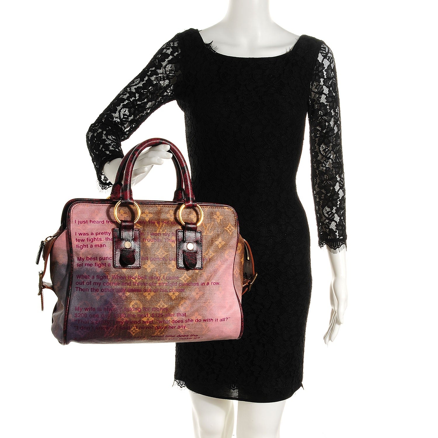 Louis Vuitton Richard Prince Graduate Jokes Bag 2 of 7