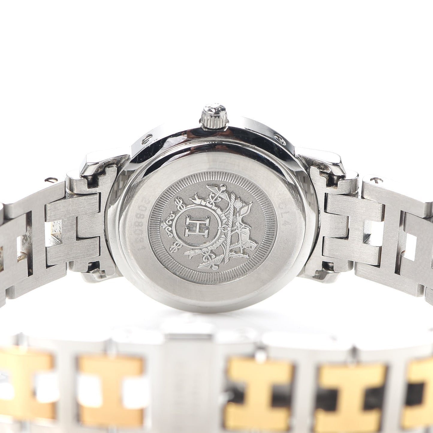 Stainless Steel Mother of Pearl 24mm Clipper Quartz Watch Gold