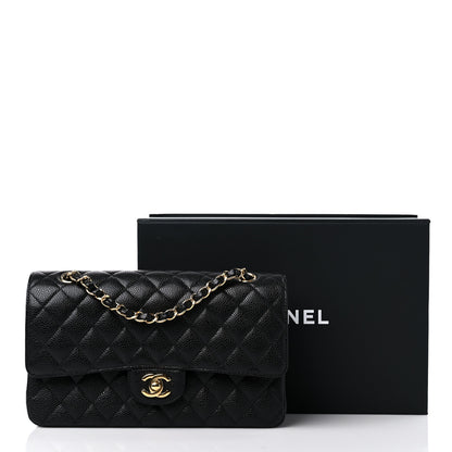 Chanel Caviar Quilted Medium Double Flap Black 9 of 9