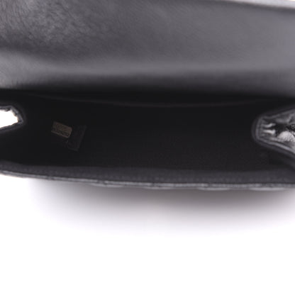 Chanel Grained Calfskin Quilted 2.55 Reissue Flap Belt Bag Clutch Black 4 of 10