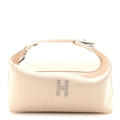 Hermes Canvas Small Bride-A-Brac Pouch Natural 1 of 7