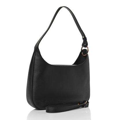 Versace Calfskin La Medusa Medium Hobo Crossbody Black 3 of 8