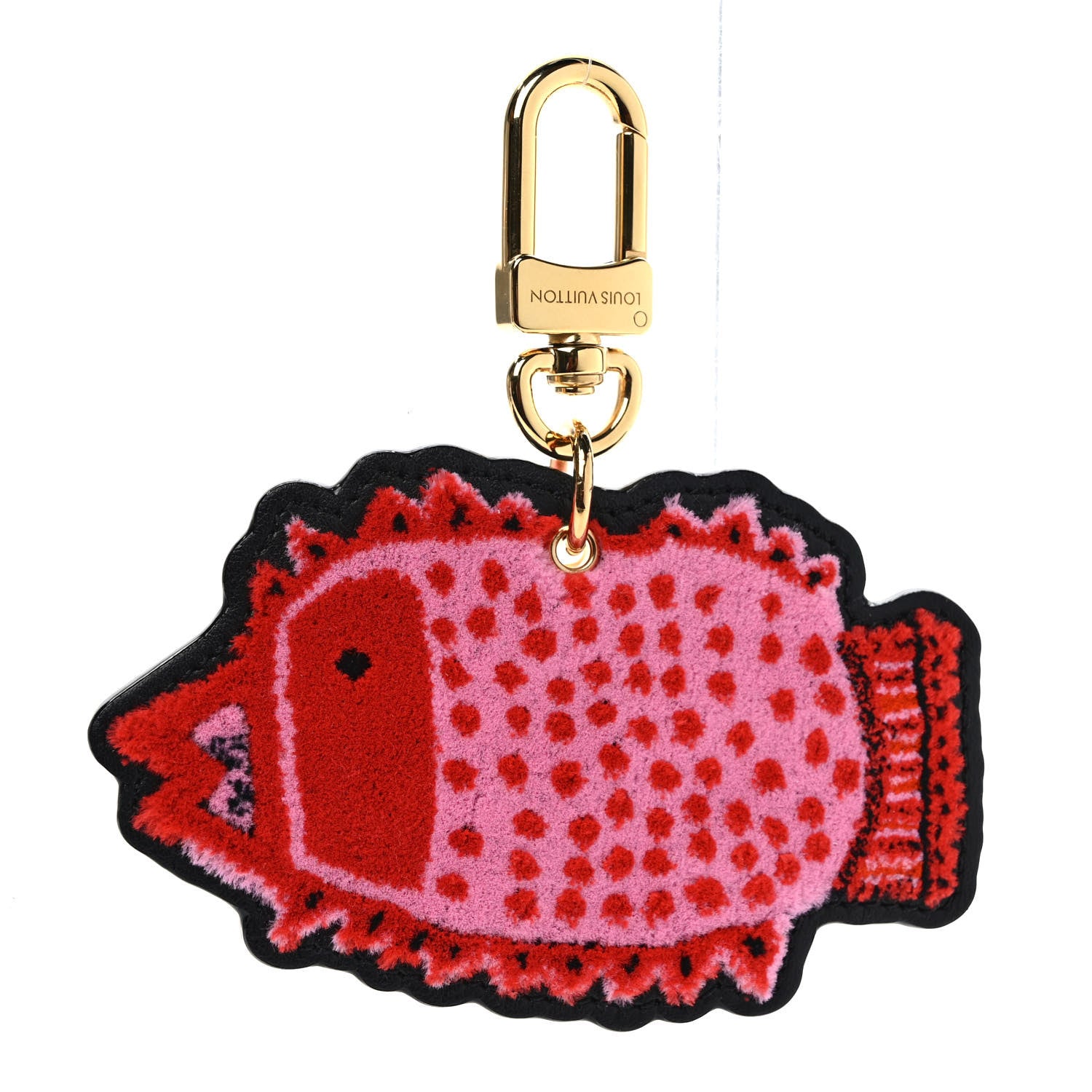 Louis Vuitton LV X YK Fish Key Holder Bag Charm Red 1 of 3
