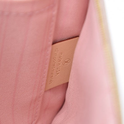 Louis Vuitton Damier Azur Neverfull MM GM Pochette Rose Ballerine 7 of 8