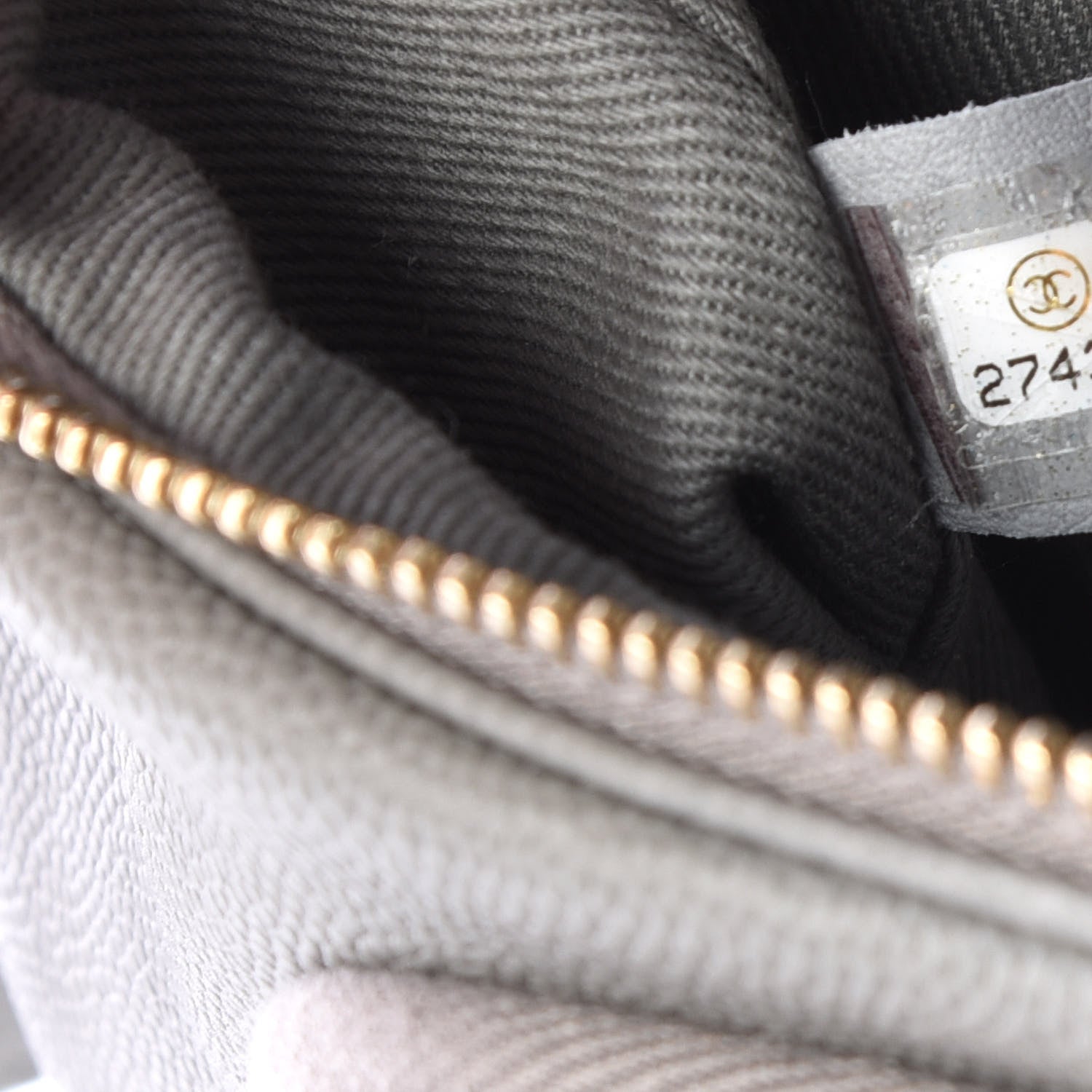 Chanel Caviar Quilted Business Affinity Waist Bag Grey 9 of 11