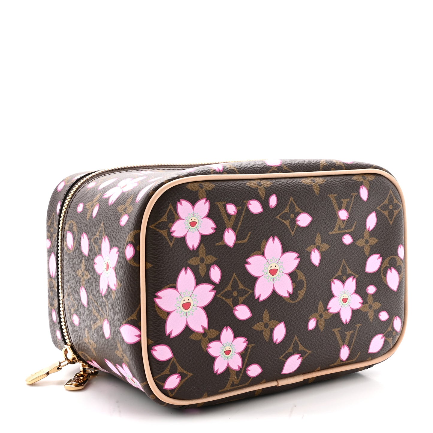 LV X TM Monogram Cherry Blossom Nice Mini Sakura Brown