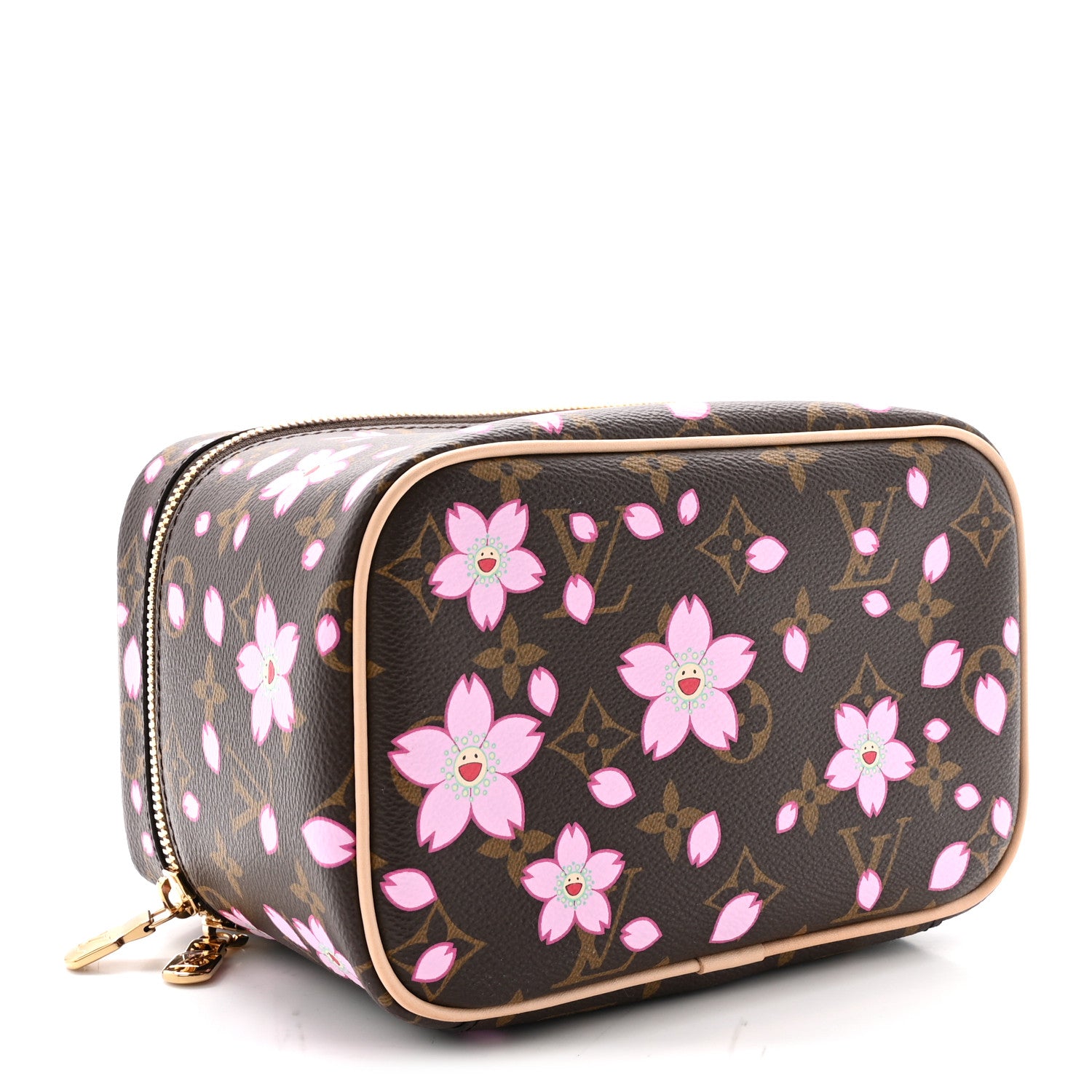 Louis Vuitton LV X TM Monogram Cherry Blossom Nice Mini Sakura Brown 4 of 6