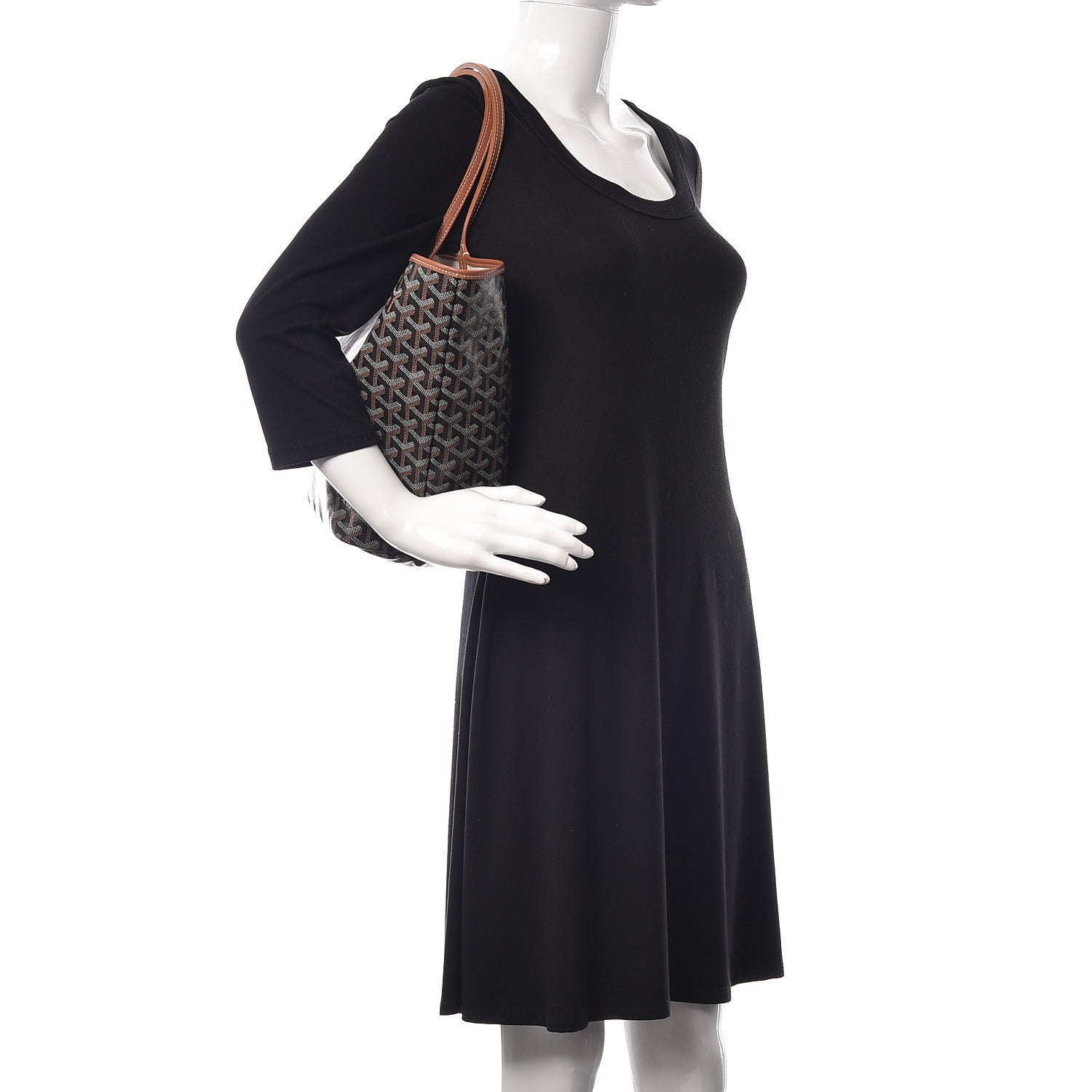 Goyard Goyardine Saint Louis PM Black Gold 2 of 9
