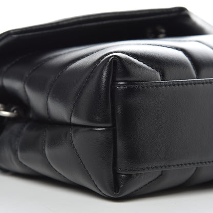 Saint Laurent Calfskin Y Quilted Monogram Toy Loulou Crossbody Bag Black 5 of 10
