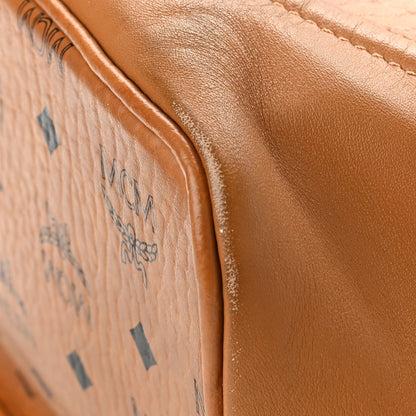 MCM Visetos Medium Duke Backpack Cognac 10 of 11