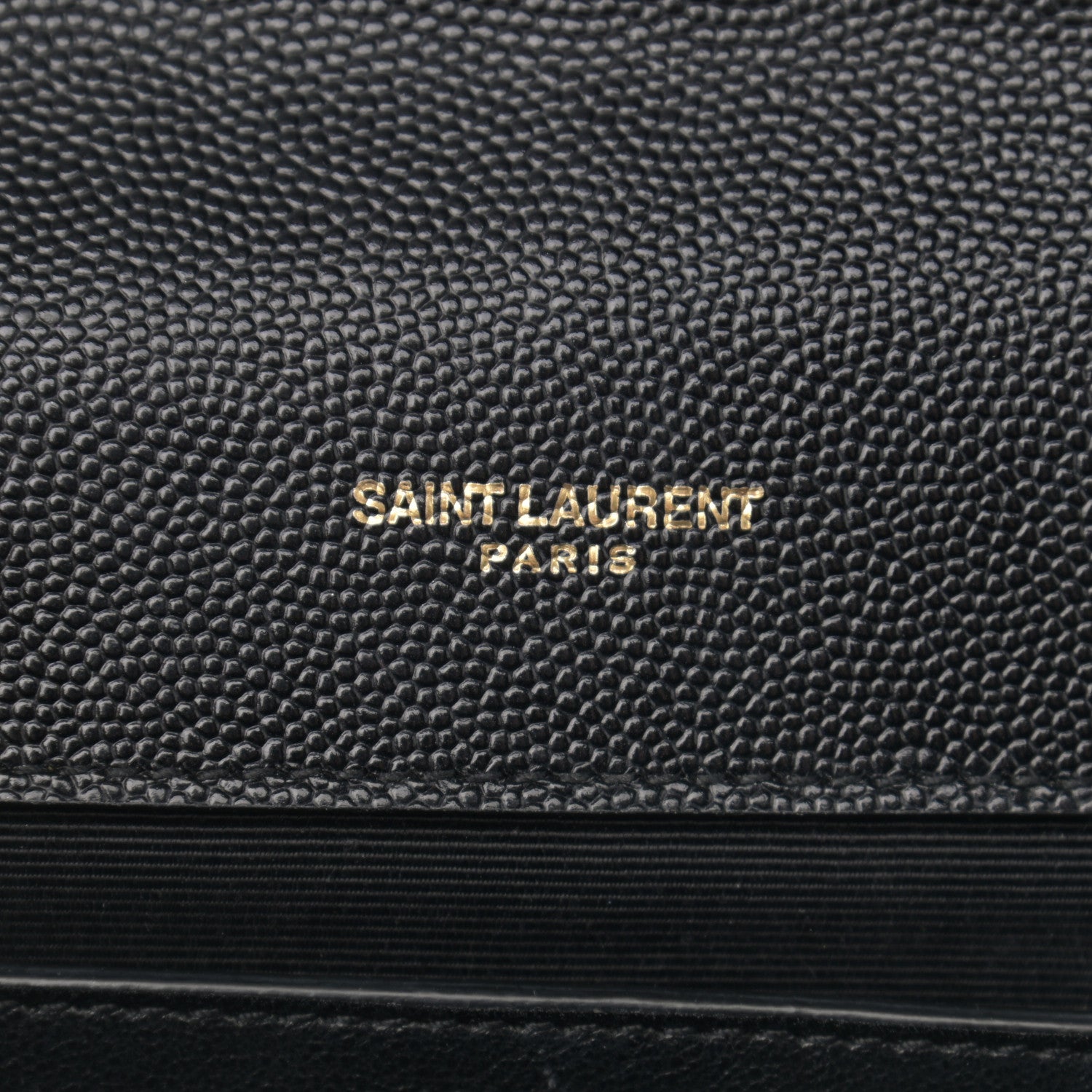 Saint Laurent Grain De Poudre Matelasse Chevron Medium Monogram Satchel Black 6 of 11