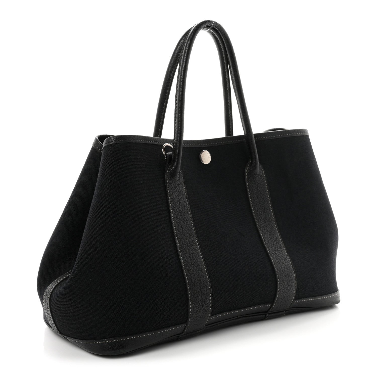 Hermes Toile Officier Negonda Garden Party 30 TPM Black 3 of 10