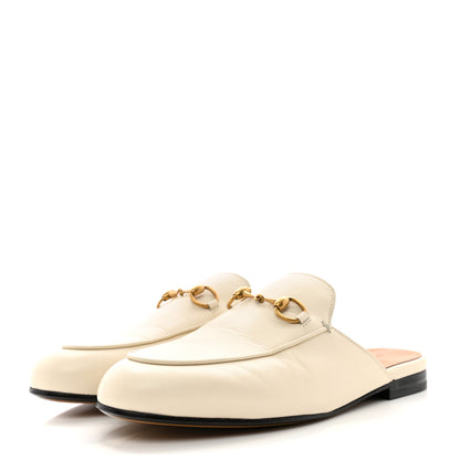 Gucci Malaga Kid Womens Princetown Slippers 37 Mystic White 3 of 9