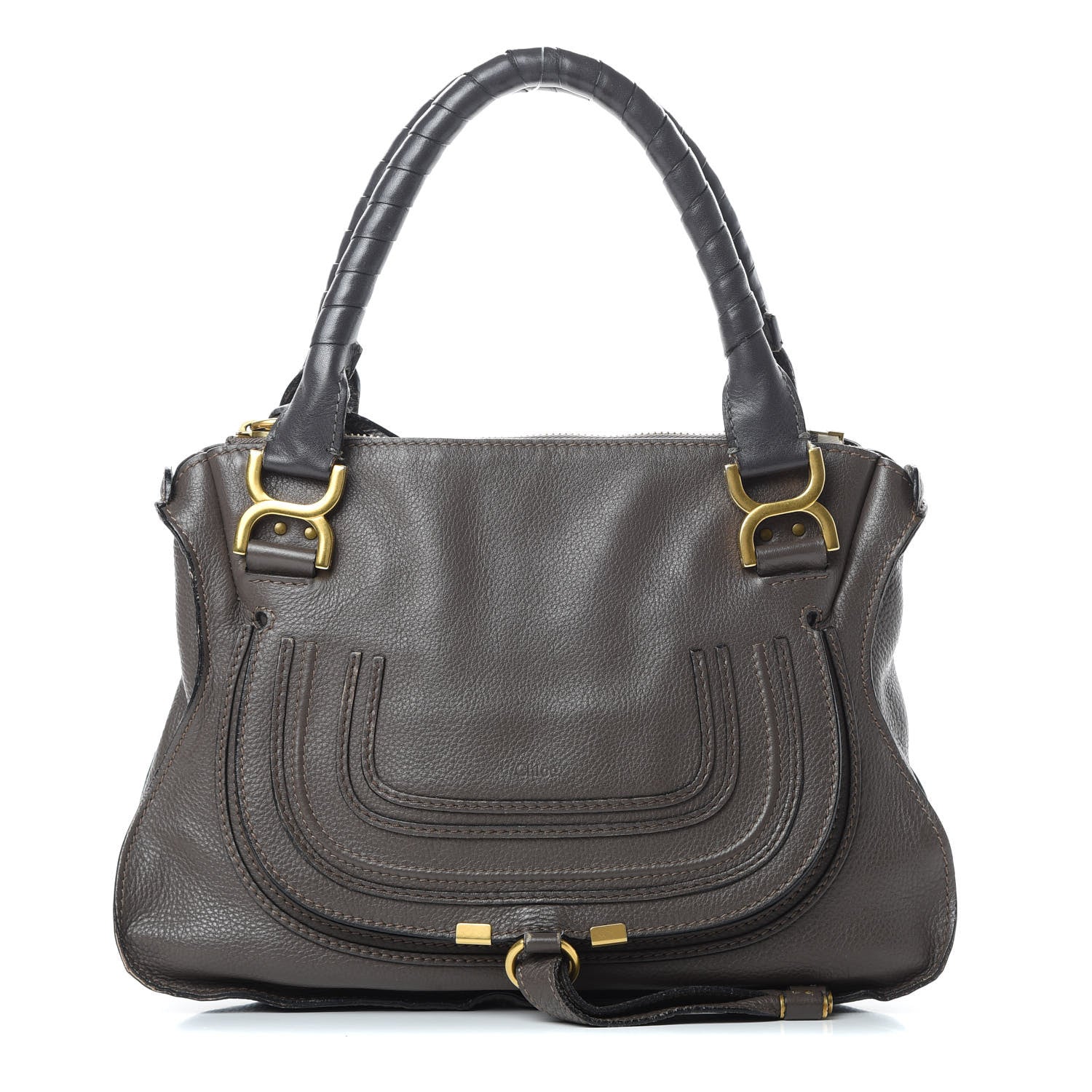 Chloe Calfskin Medium Marcie Satchel Ash 1 of 18