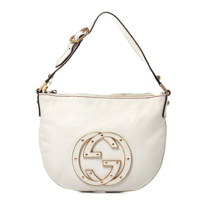 Gucci Calfskin Small Blondie Hobo White 1 of 9