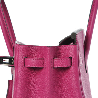 Hermes Togo Birkin 25 Rose Pourpre 14 of 35