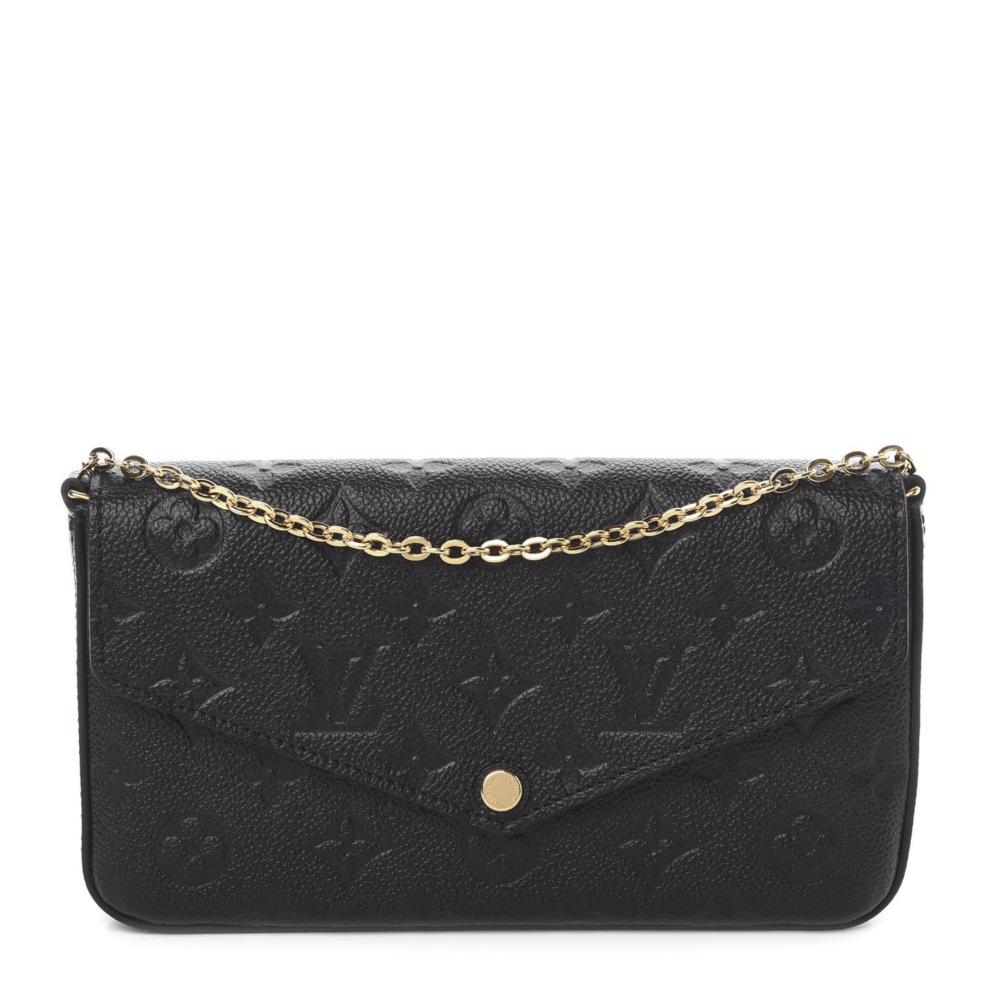 Empreinte Pochette Felicie Chain Wallet Black