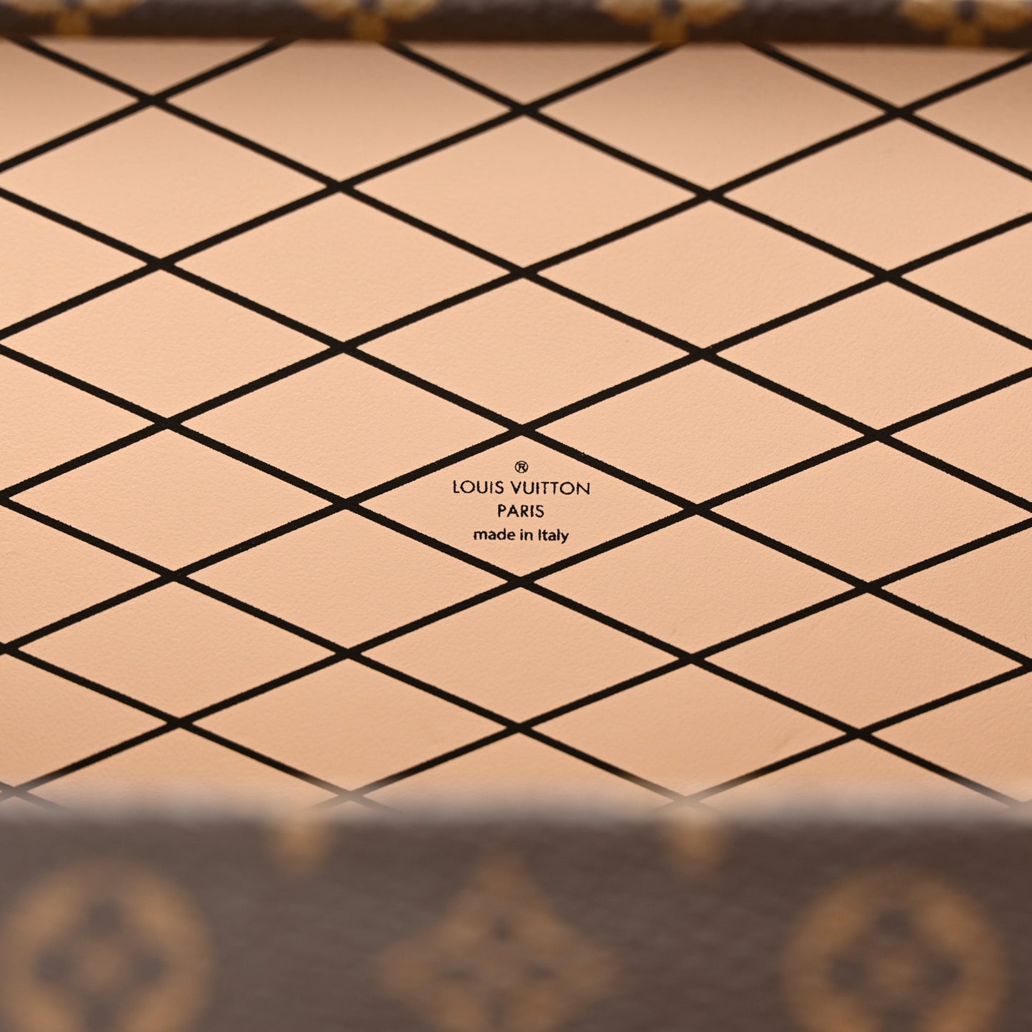 Monogram Petite Malle East West Black