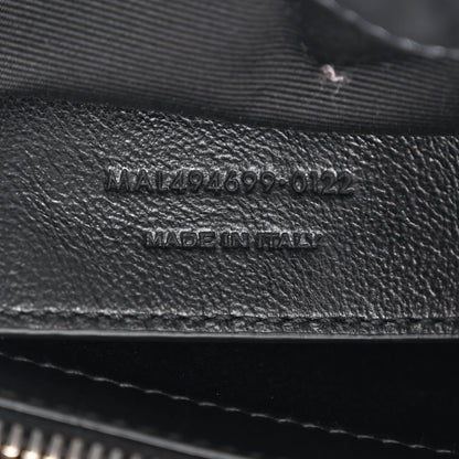 Saint Laurent Calfskin Y Quilted Monogram Small Loulou Chain Satchel Black 7 of 10