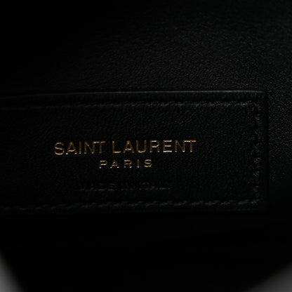 Saint Laurent Grained Calfskin Small Le 5 A 7 Soft Hobo Black 6 of 11