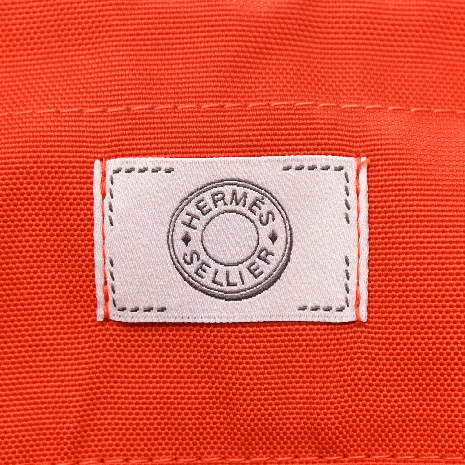 Hermes Toile Sac De Pansage Groom Kaki Feu 8 of 14