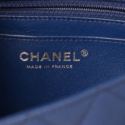 Chanel Caviar Quilted Mini Rectangular Flap Blue 6 of 7