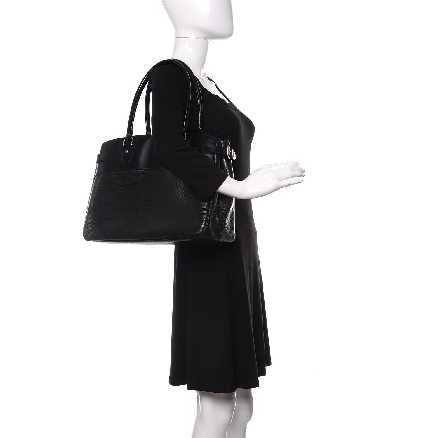 Louis Vuitton Epi Passy GM Black 2 of 11