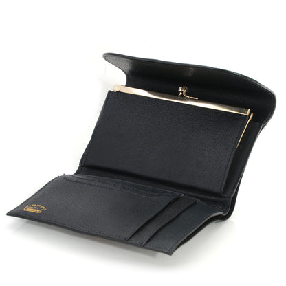Gucci Monogram Horsebit Web Wallet Navy 4 of 7