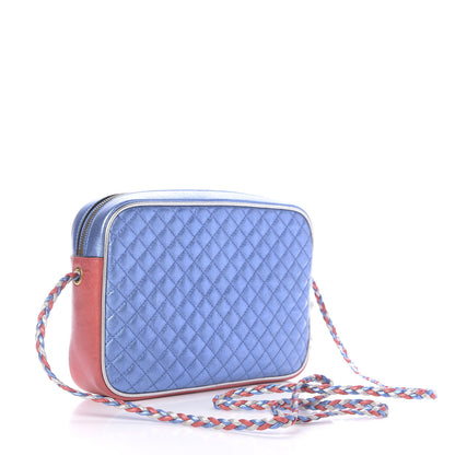 Gucci Laminated Nappa Trapuntata Small Zumi Shoulder Bag Rosso Marine Argento 3 of 10
