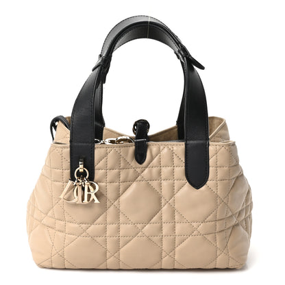 Christian Dior Calfskin Macrocannage Small Toujours Tan Black 1 of 11