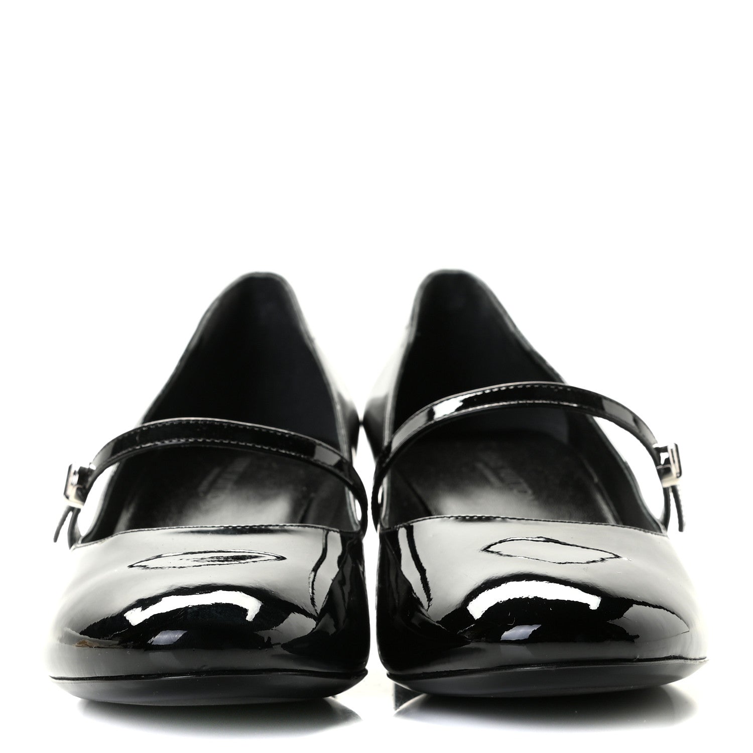 Louis Vuitton Patent Uniformes Silhouette 40mm Pumps 39 Black 2 of 12