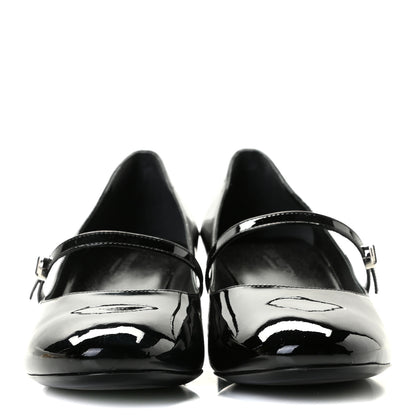 Louis Vuitton Patent Uniformes Silhouette 40mm Pumps 39 Black 2 of 12