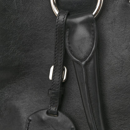 Prada Soft Calf Shopping Tote Black 12 of 14