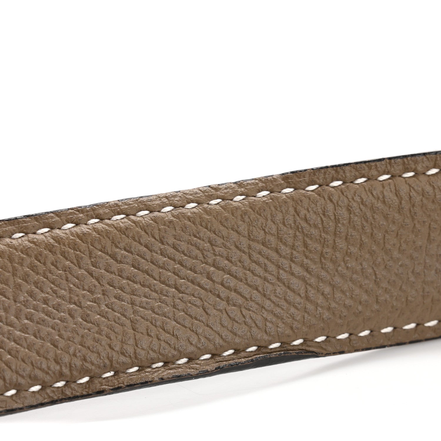 Hermes Epsom Swift 24mm Collier De Chien CDC Belt 95 38 Etoupe Black 7 of 8