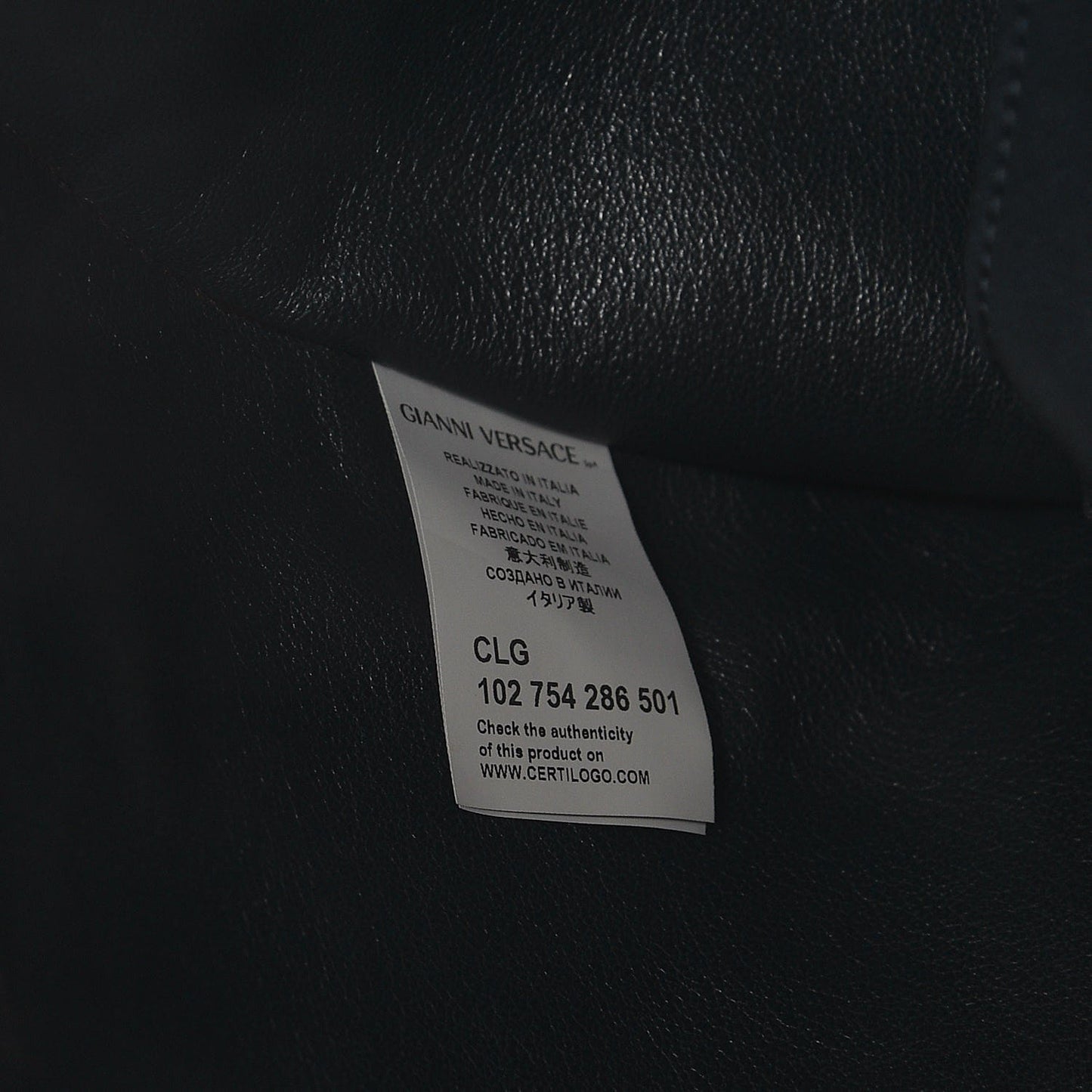 Calfskin Large Palazzo Empire Bag Black