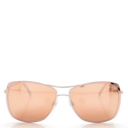 Chanel Metal Pilot Summer Sunglasses 4224 Rose Gold 2 of 9