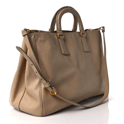 Prada Saffiano Lux Medium Tote Sabbia 3 of 11